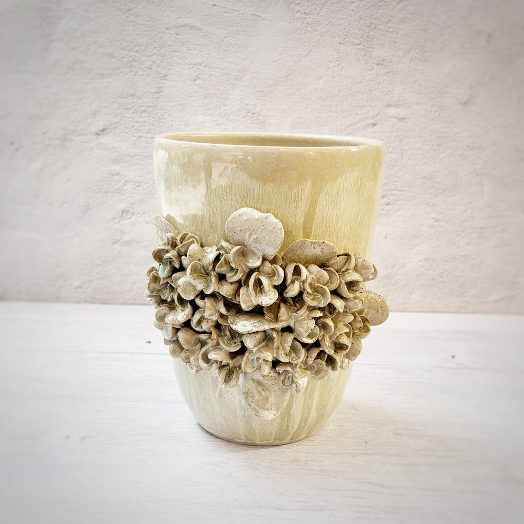 Jarrón de cerámica Tarma -M- verde agua