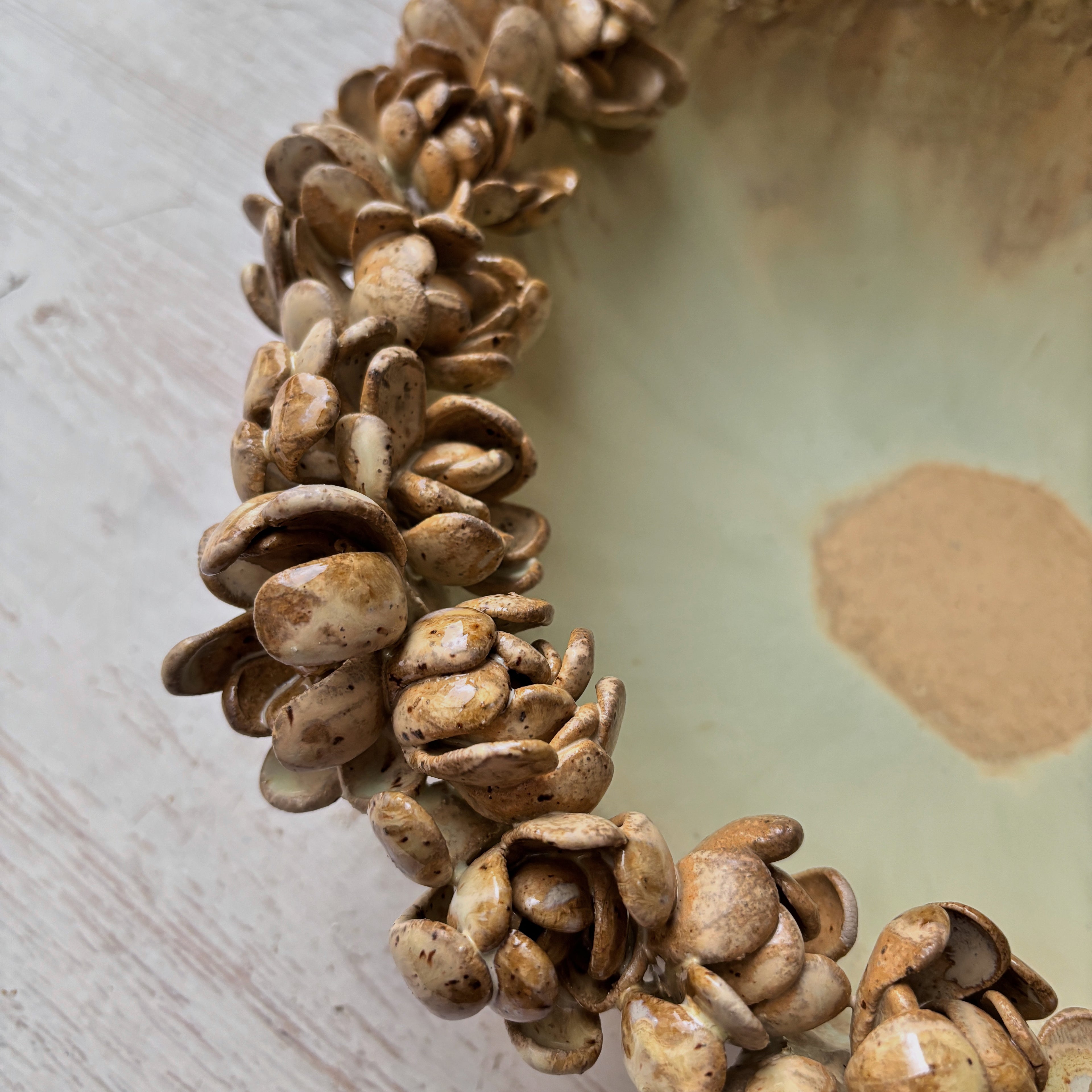 Bowl orgánico Peonias - en verdes