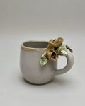 Taza de Cerámica - Asa Decorada rosas.