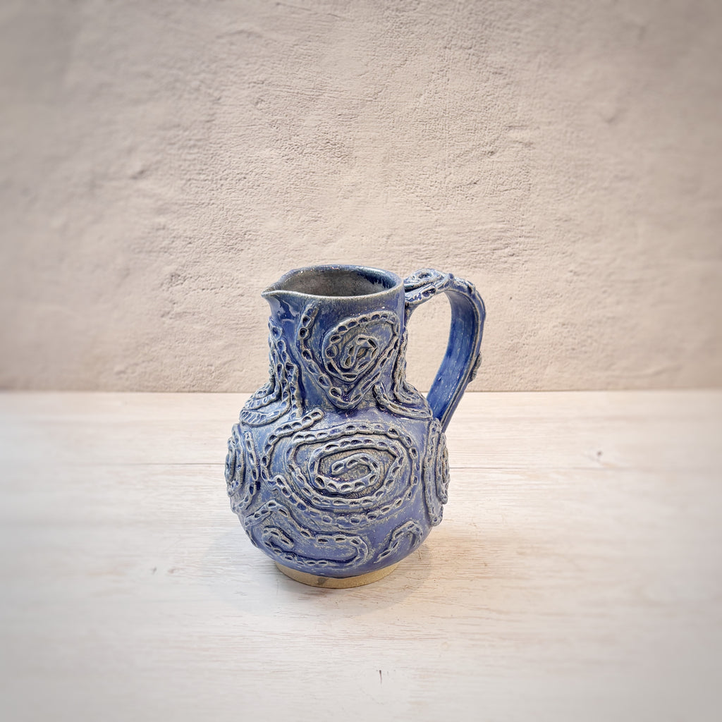 Jarra de ceramica 1.5 lts - azul