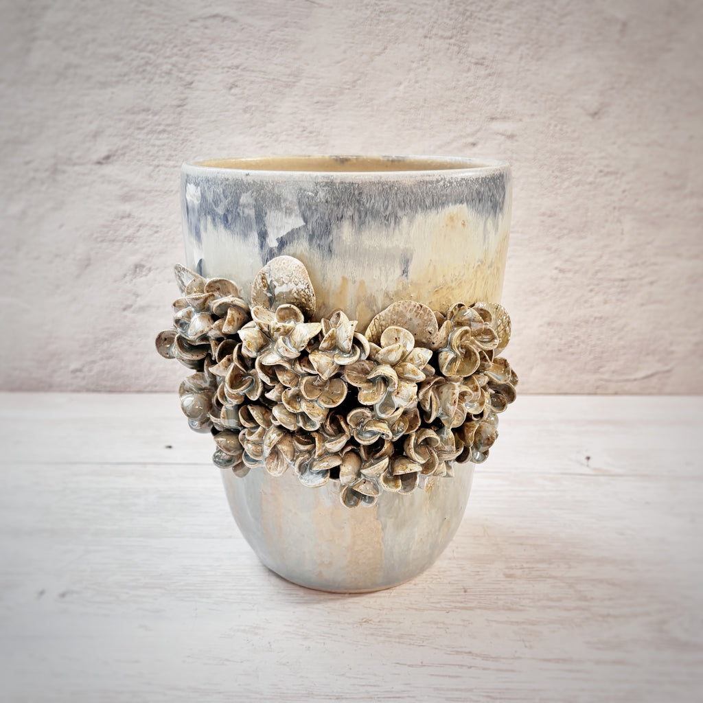 Jarrón de cerámica Tarma -M- azules