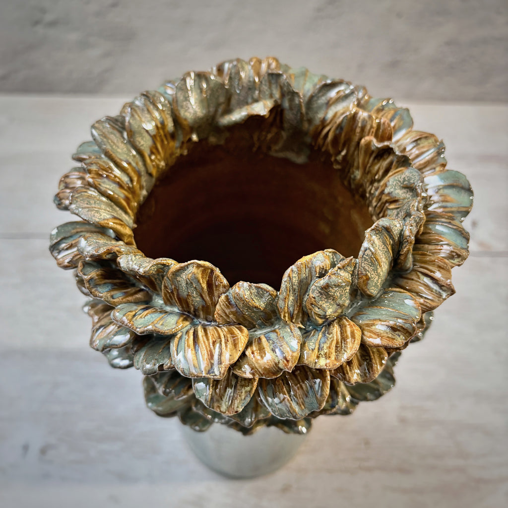 Jarrón Amazonas Delgado verde