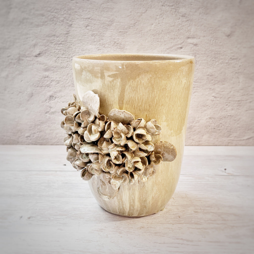 Jarrón de cerámica Tarma -M- verde agua