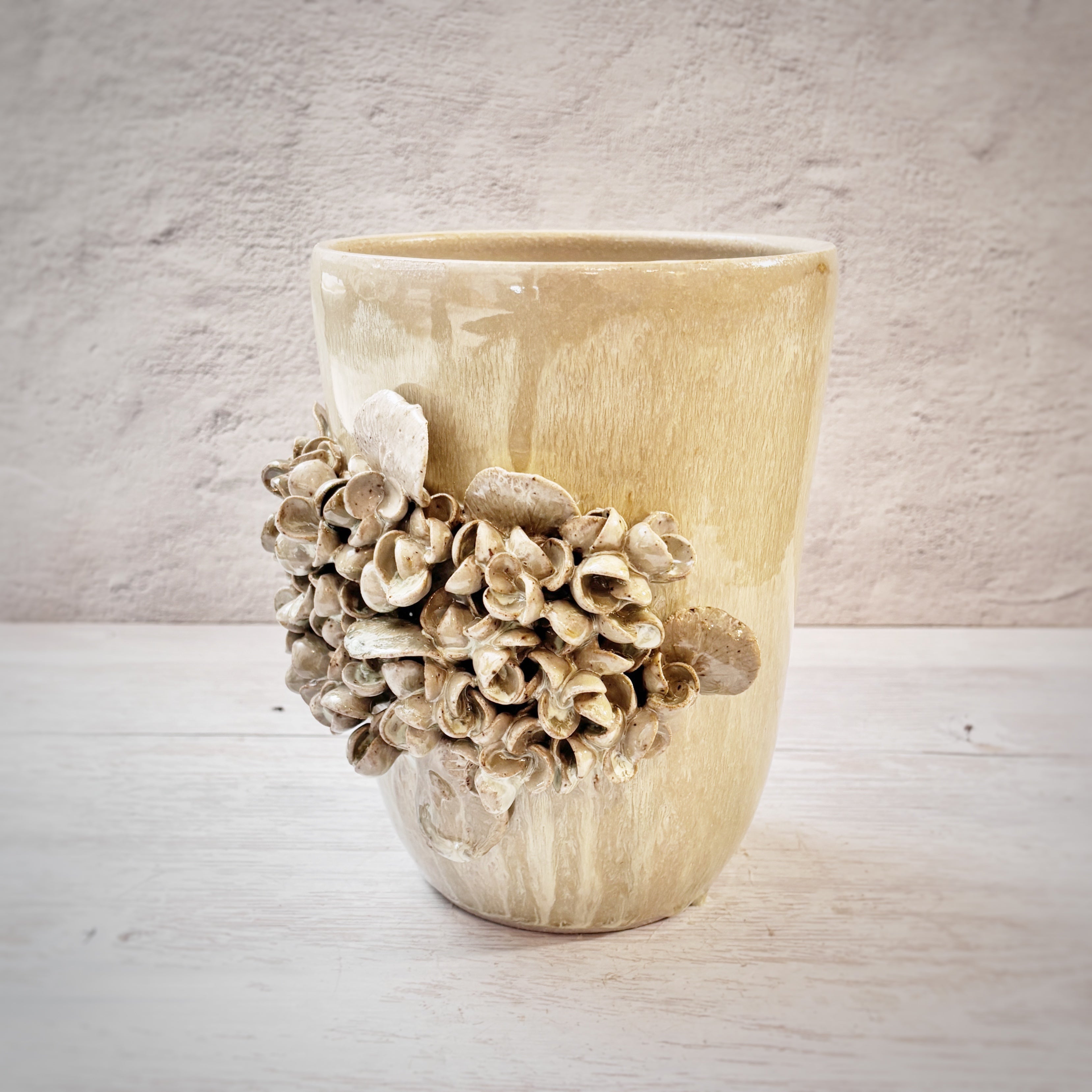 Jarrón de cerámica Tarma -M- verde agua