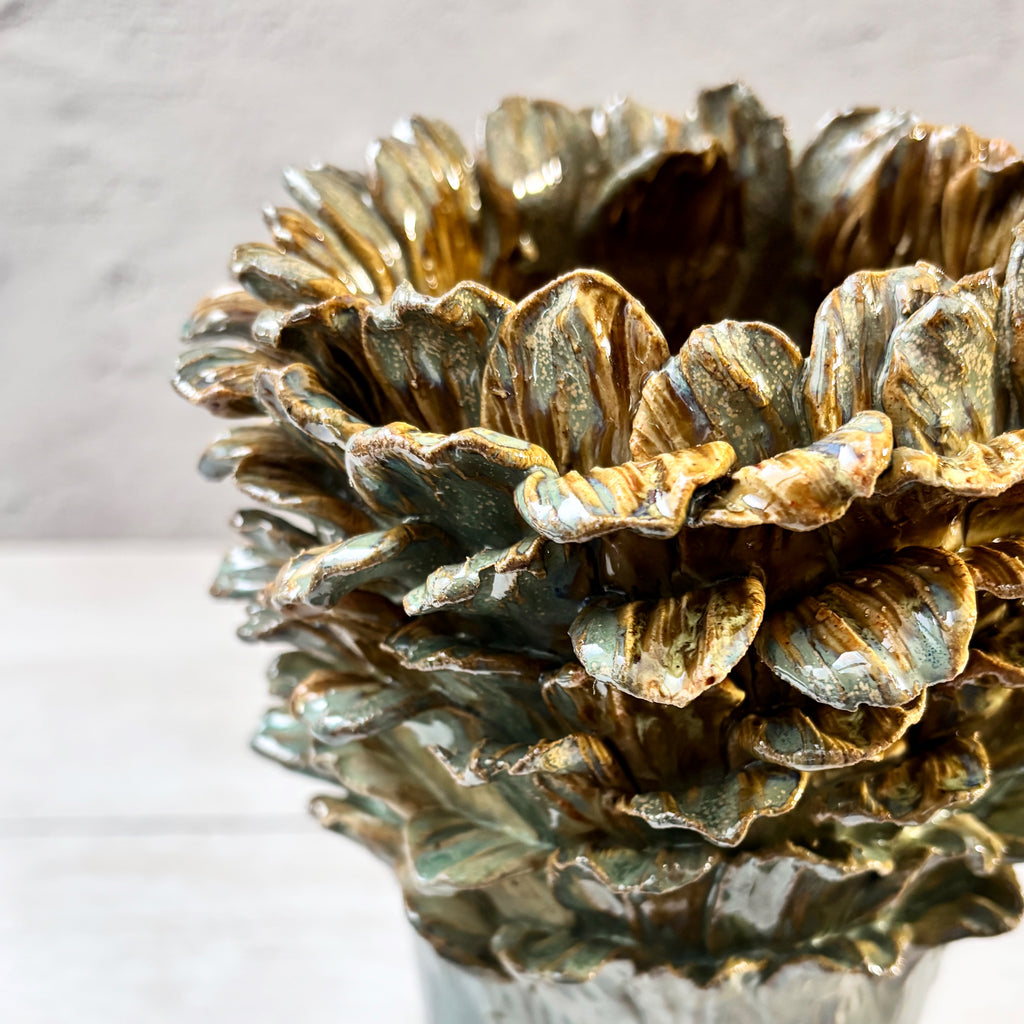 Jarrón Amazonas Delgado verde