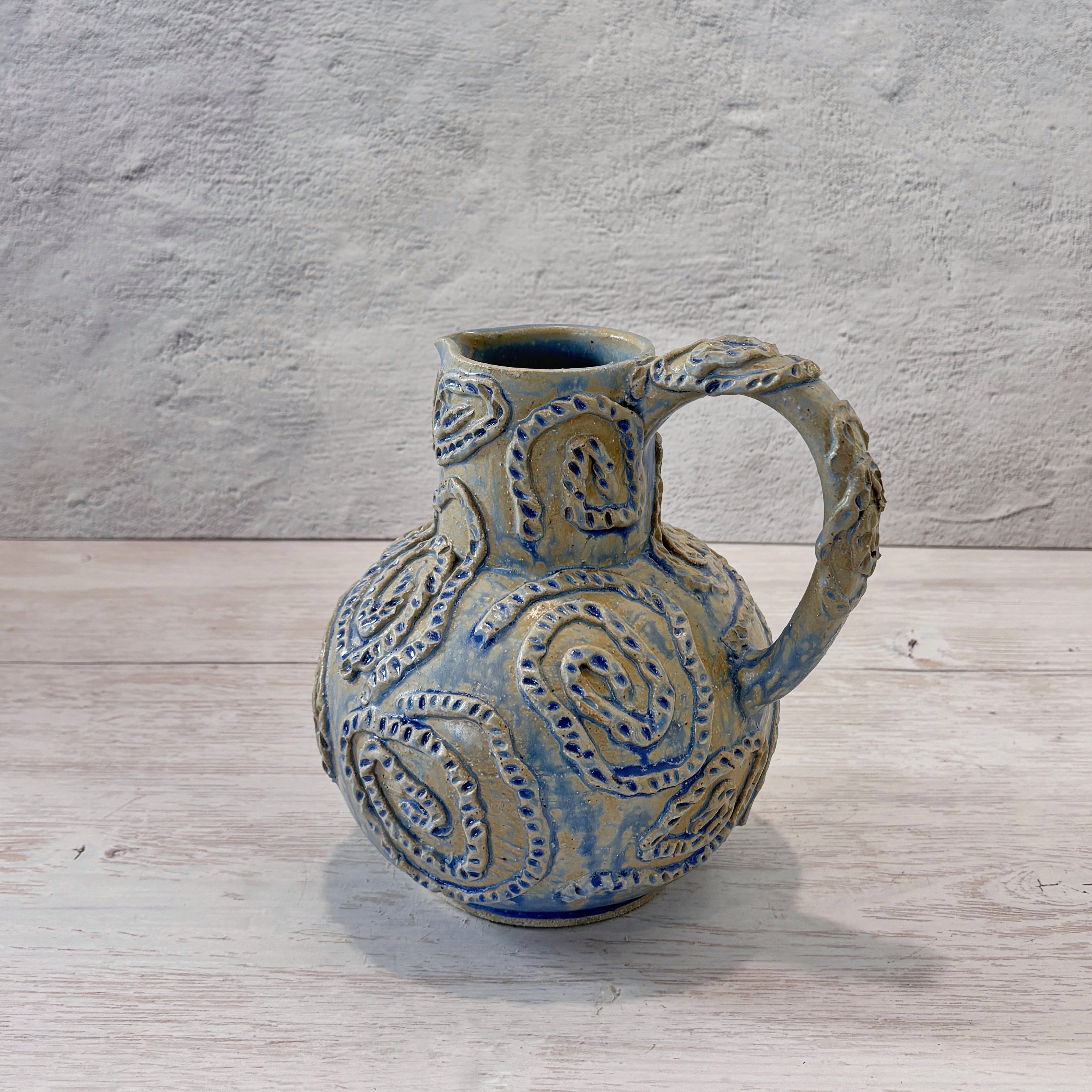 Jarra de ceramica 1.5 lts - azul arena