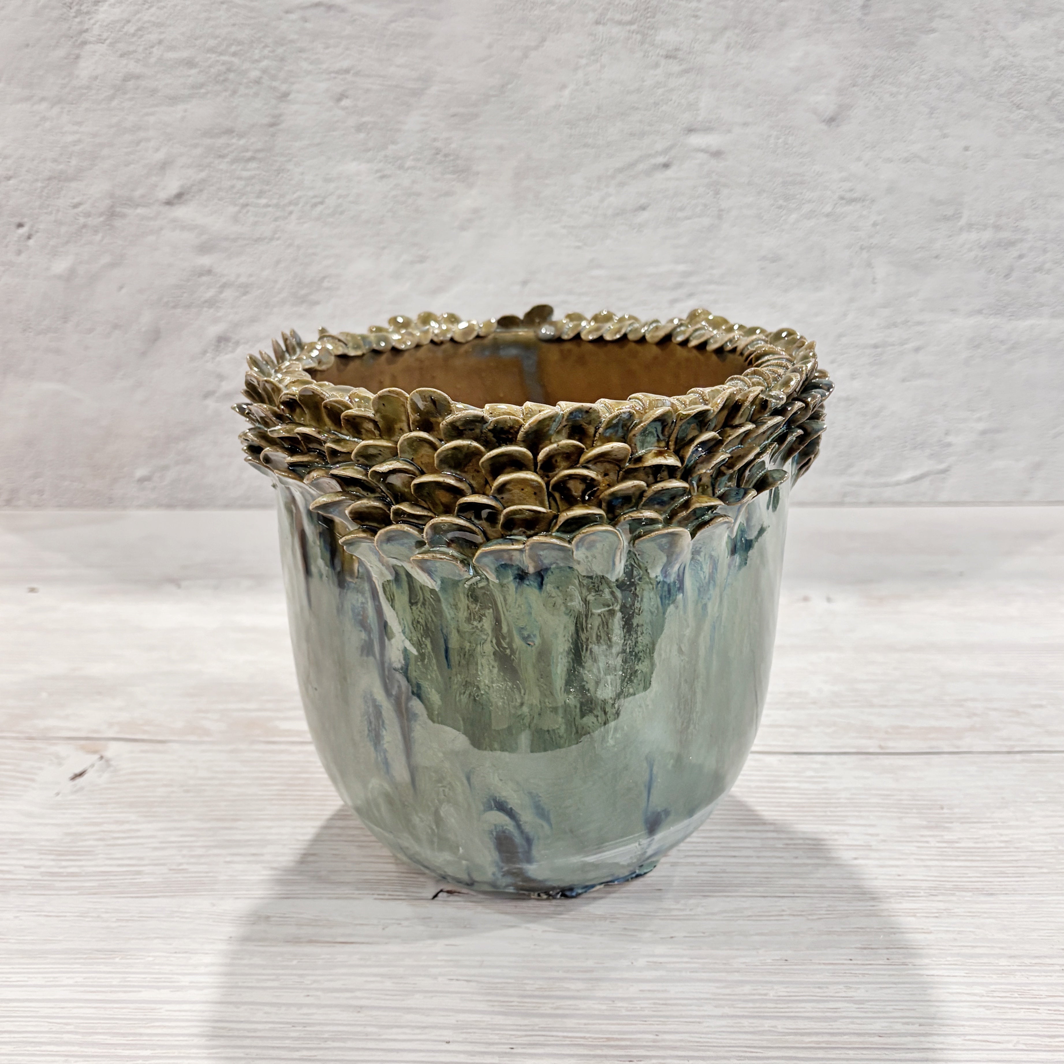 Vasija Macetero escamas