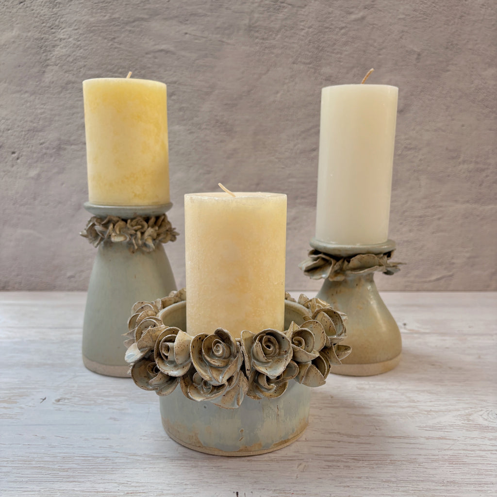 Candelabro azul arena - Hortensia-L