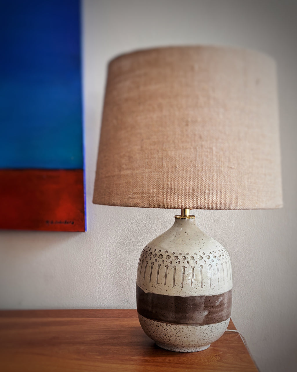 Lámpara de mesa Boho