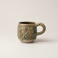 Taza botánica verde cobre