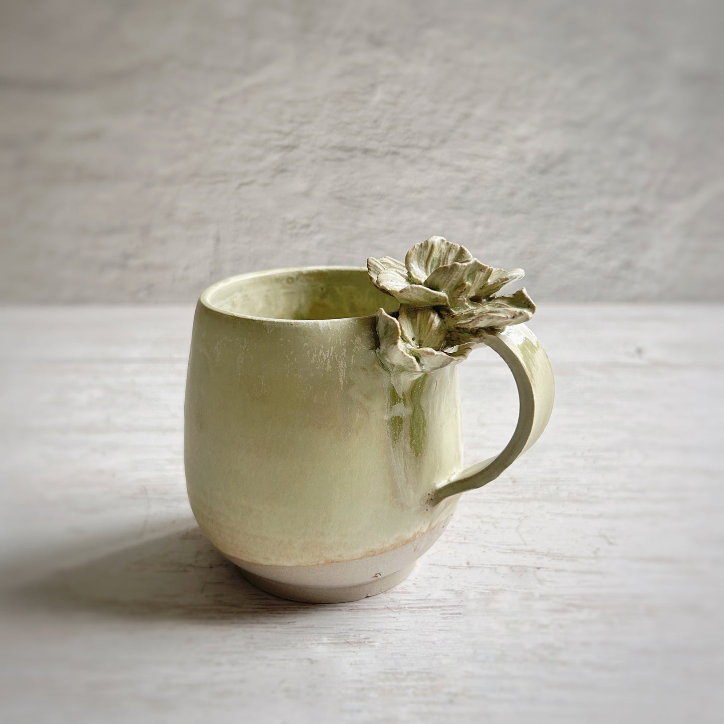 Tazas de flores 280 ml. Peonia verde